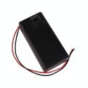 9V Battery Holder with Cover & Switch - Single Slot