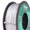 eSUN eSilk PLA Filament - 1.75mm Silver - Zoomed