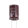 680uF 16V Electrolytic Capacitor, TH - Nippon Chemi-Con KY Series - Flat